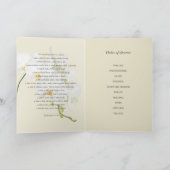 ホワイトオーキッド葬儀お祝いの写真 プログラム (内部)