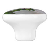 ホワイトオーキッドII エレガント フラワーズ セラミックノブ (側面)