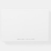 ホワイトオーキッ結婚チズゲストブック ゲストブック (裏面)