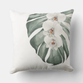 ホワイトオーキンストロピカルウォーターフローラ クッション (裏面)