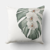 ホワイトオーキンストロピカルウォーターフローラ クッション (正面)