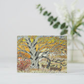 ホワイトオークとホワイトテール ポストカード (スタンド正面)