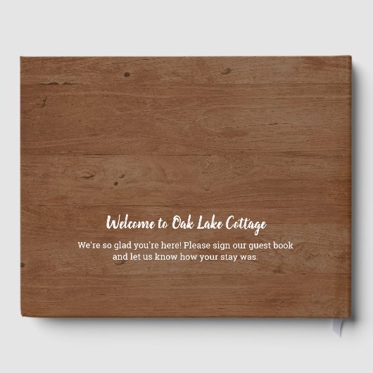 ホワイトオークツリーウッドゲストハウスバケーションレンタル ゲストブック (裏面)