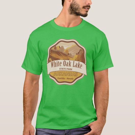 ホワイトオーク湖 Tシャツ (正面)