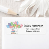 ホワイトオーストラリアの誕生日パーティー差出人住所 ラベル (インサイチュ)