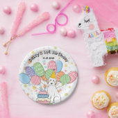 ホワイトオーストラリアの誕生日パーティー紙プレート ペーパープレート (パーティー)