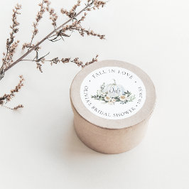 ホワイトオータムパンプキン グリーンネリー モノグラム ギフト ラウンドシール