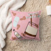 ホワイトカクテルロシアの クッション (ブランケット)