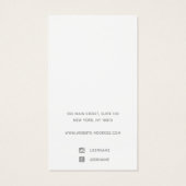 ホワイトカスタムロゴ追加ネックレスペンダントディスプレイ (裏面)