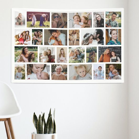 ホワイトカスタム24フォトコラージュパーティー 横断幕