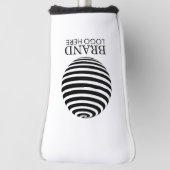 ホワイトカスタム・ビジネス・ロゴ企業の会社 ゴルフヘッドカバー (回転90)