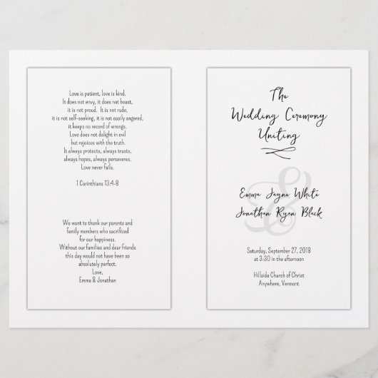 ホワイトカソリッ結婚クスの式典計画 (正面)