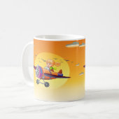 ホワイトカップマンガウィッチ – 魅惑的な装飾の作品 コーヒーマグカップ (正面左)