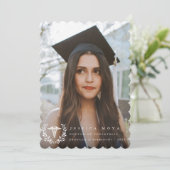 ホワイトカドゥセウス医科大学2写真卒業 案内状 (スタンド正面)