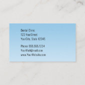 ホワイトカドゥセウス歯科鏡歯ブラシメディカル 名刺 (裏面)