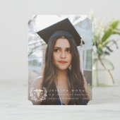 ホワイトカドゥセウスMD医学博士の卒業 案内状 (スタンド正面)