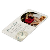 ホワイトカボチャとストリングライト(写真付) マグネット (左側)