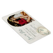 ホワイトカボチャとストリングライト(写真付) マグネット (右側)