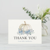 ホワイトカボチャとブルーフローラありがとう (スタンド正面)