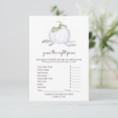 ホワイトカボチャは正しい価格のゲームを推測 招待状 (スタンド正面)