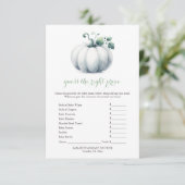 ホワイトカボチャは正しい価格のゲームを推測 招待状 (スタンド正面)