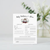 ホワイトカボチャベビー予測とアドバイスカード