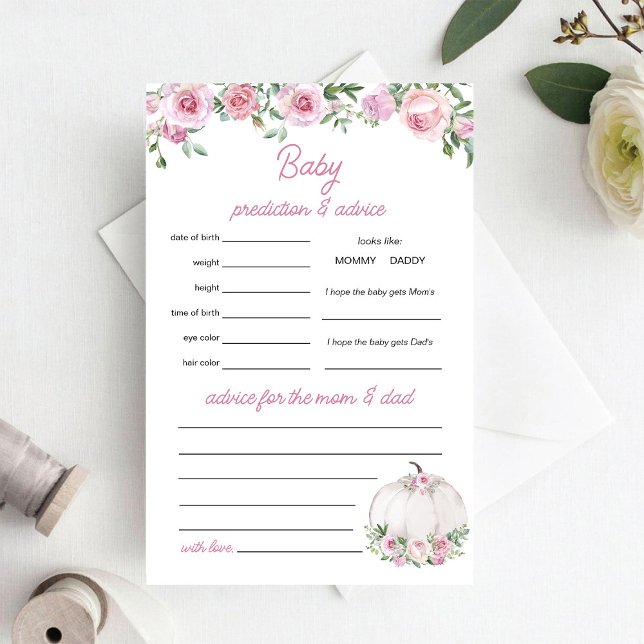 ホワイトカボチャベビー予測及びアドバイスゲーム (クリエイターアップロード済み)