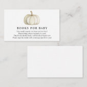 ホワイトカボチャベビー挿入カード エンクロージャーカード (正面/裏面)