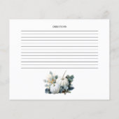 ホワイトカボチャ及びユーカリブライダルシャワーレシピ (裏面)