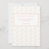 ホワイトカボチャ秋の双子ベビーシャワーbyメール 招待状 (裏面)