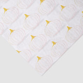 ホワイトカボチャ秋ツインズベビーシャワー紙 薄葉紙 (詳細)