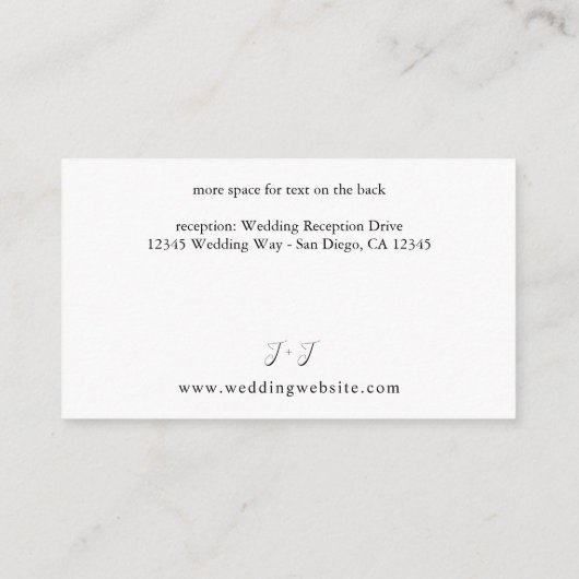 ホワイトカボチャ秋フローラエンクロージャカード エンクロージャーカード (裏面)