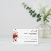 ホワイトカボチャ秋フローラエンクロージャカード エンクロージャーカード (スタンド正面)