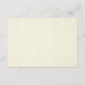 ホワイトカボチャ秋フローラブックベビーインサート エンクロージャーカード (裏面)