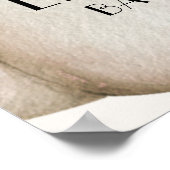 ホワイトカボチャ秋ベビーシャワーウェルカム ポスター (角)