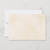 ホワイトカボチャ秋収穫結婚式RSVP 出欠カード (裏面)