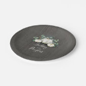 ホワイトカボチャ素朴ンカントリーインスパイア秋 ペーパープレート (アングル)