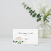 ホワイトカボチャ緑のフローラキャンディーの数 エンクロージャーカード (スタンド正面)