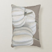 ホワイトカボチャ3個 アクセントクッション (正面(垂直))