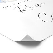 ホワイトカボチャ – あなたのレシピカードはこちら ポスター (角)