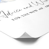 ホワイトカボチャ – アドバイスと願い ポスター (角)