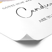 ホワイトカボチャ – キャンディーズの数を推測ポスター ポスター (角)