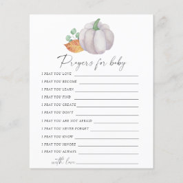 ホワイトカボチャ – パーティーゲーム |ベビーゲームの祈りの言葉