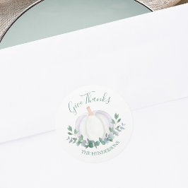 ホワイトカボチャ ラウンドシール