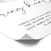 ホワイトカボチャ – リング狩りブライダルシャワーゲーム ポスター (角)