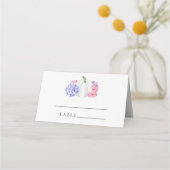 ホワイトカボチャ – 結婚の座席表 プレイスカード (裏面)