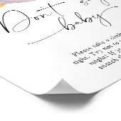 ホワイトカボチャ – 言わないベビーポスター ポスター (角)