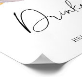 ホワイトカボチャ – Drinks Poster ポスター (角)