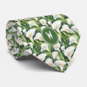 ホワイトカラユリフローラ ネクタイ (ロール)