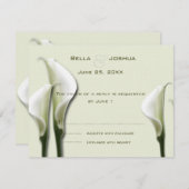 ホワイトカラユリRSVP 出欠カード (正面/裏面)